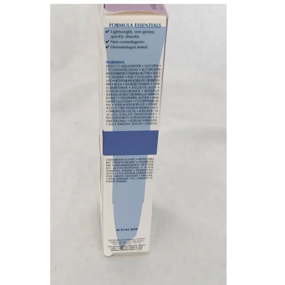 L'oreal Collagen Instant Line Filler Wrinkle Repair Treatment Hyaluronic 1.0 oz